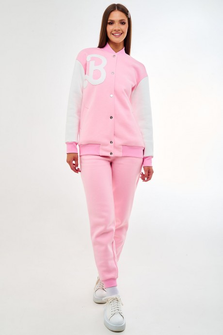 Спортивный костюм GO F3045b/09-01 розовый, белый размер 42-52 #1