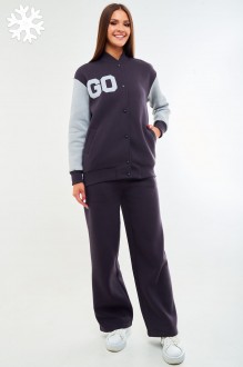 Спортивный костюм GO F3045/30-03 тёмно-фиолетовый #1