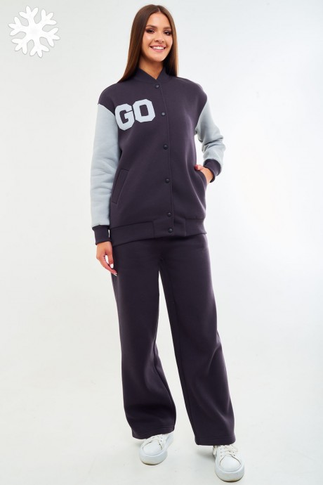 Спортивный костюм GO F3045/30-03 тёмно-фиолетовый размер 42-52 #1
