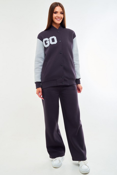 Спортивный костюм GO F3045/30-03 тёмно-фиолетовый размер 42-52 #2