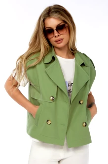 Жилетка Leanna-Style 6007 зеленый