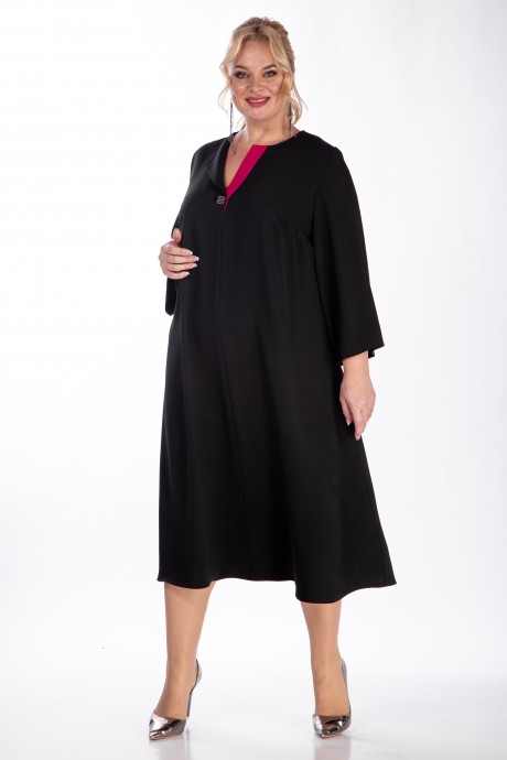 Платье КаринаДелюкс 137 черный размер 54-60 #2