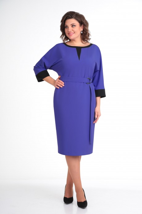 Платье КаринаДелюкс В-185-1 синий размер 52-58 #1