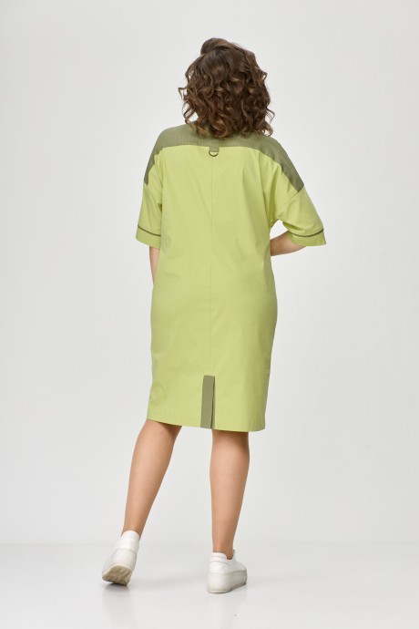 Платье КаринаДелюкс М-1104 лайм размер 54-60 #3