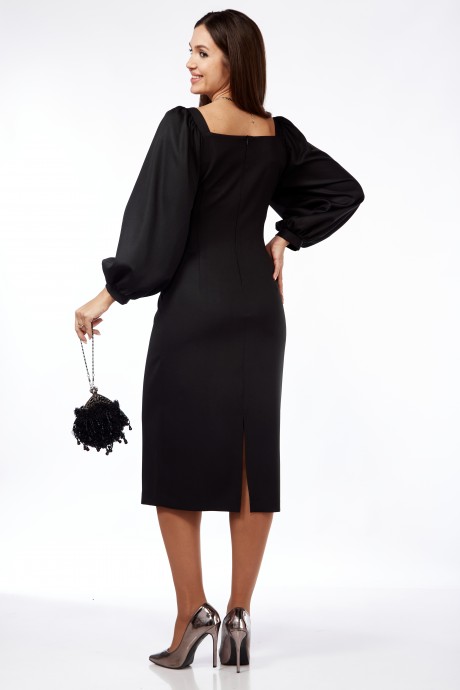 Вечернее платье КаринаДелюкс 1179 черный размер 50-54 #4