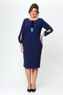 Вечернее платье КаринаДелюкс М-1198 синий #1
