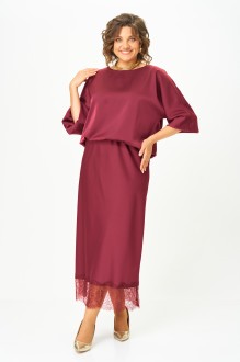 Костюм/комплект КаринаДелюкс М-1410 двойка бордо