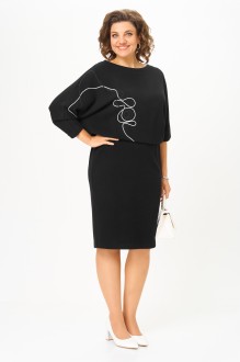 Платье КаринаДелюкс М-1413 черный