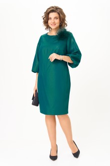 Вечернее платье КаринаДелюкс М-1386 изумруд