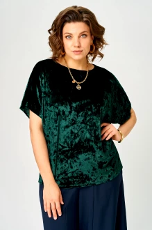 Блузка Larini 9609 изумрудная