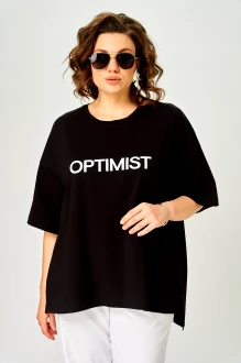 Джемпер (кофта) Larini 086 ONE SIZE черный