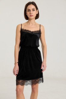 Топ The Name 2455 черный