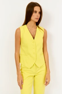 Жилетка The Name 2481 лимон