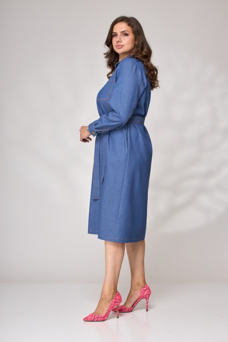 Платье ANDINA CITY 8001 синий размер 50-60 #3