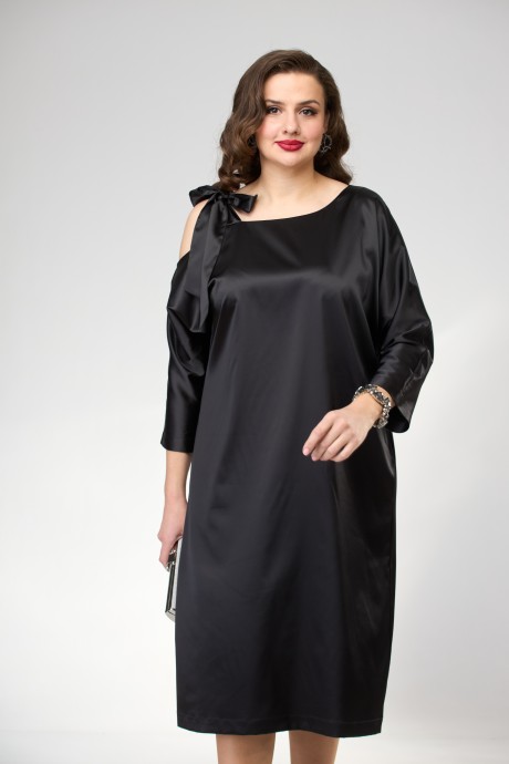 Вечернее платье ANDINA CITY 802 черный размер 46-60 #1