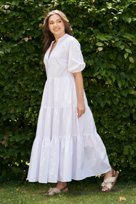 Платье ANDINA CITY 8013 белый размер 48-58 #3