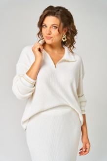 Джемпер (кофта) ANDINA CITY 3015 белый #1