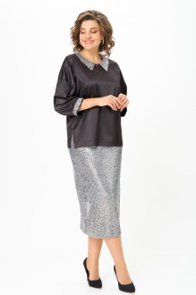 Юбка ANDINA CITY 1023 серебро