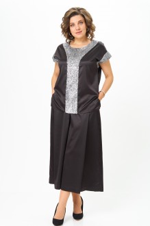 Брючный костюм ANDINA CITY 9088 двойка чёрный