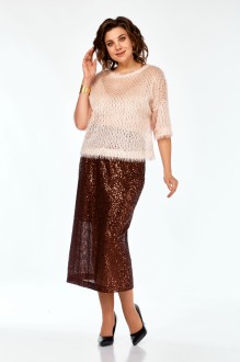 Костюм/комплект hOla_la Л413 персик, бронза