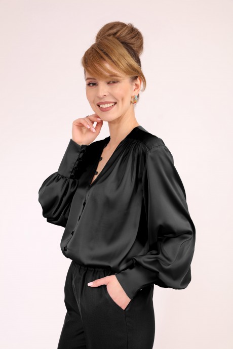 Блузка LM ВИ 1607 черный размер 42-60 #1