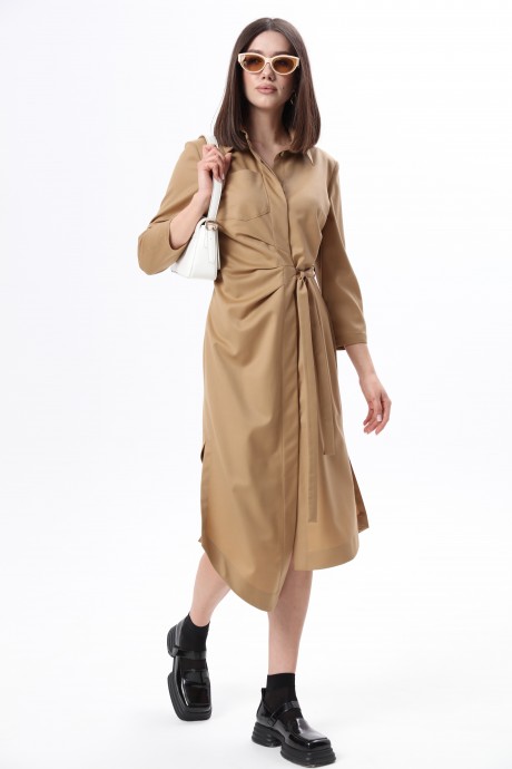 Платье LM СК 3089-1 бежевый размер 44-56 #6