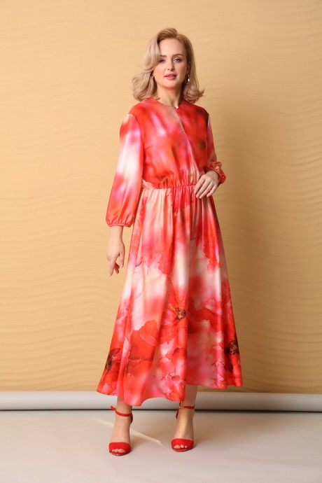Вечернее платье LM М 56 красный размер 44-54 #3