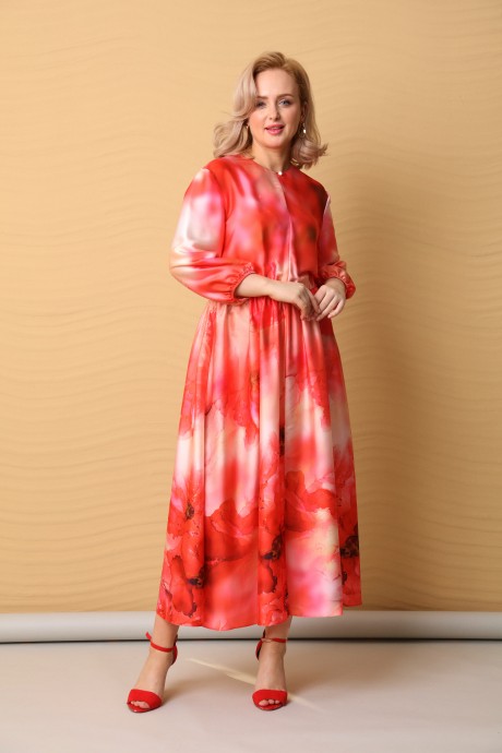 Вечернее платье LM М 56 красный размер 44-54 #4