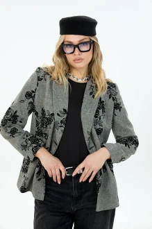 Жакет (пиджак) LM М66 флок, цветы