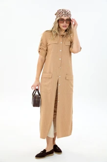 Костюм LM 8032 песочный, полоска