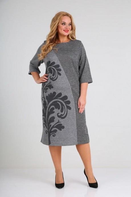 Платье Сибон 133 серый размер 60-64 #2