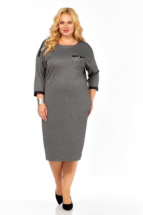 Платье Сибон 187 серый размер 60-64 #1