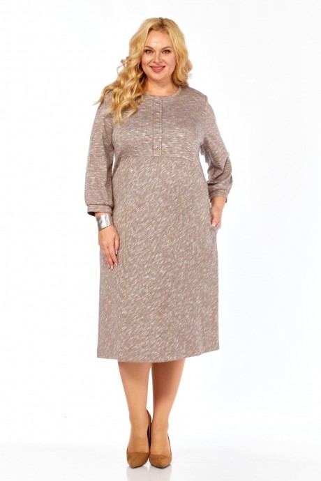 Платье Сибон 285 пудра размер 60-64 #1