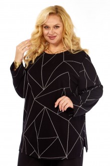 Джемпер (кофта) Сибон 375 черный #1