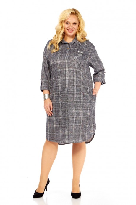 Платье Сибон 169 серый размер 62-66 #1