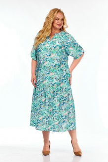 Платье Сибон 361 бирюза