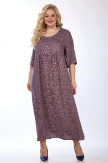 Платье Сибон 305 розово-серый