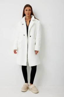 Пальто V&N 1057 молоко
