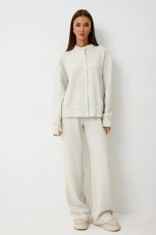 Брючный костюм V&N 1026 молочный