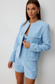 Жакет (пиджак) V&N 1035 голубой
