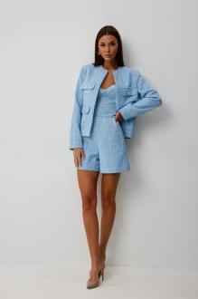 Костюм V&N 1038 тройка голубой