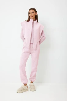 Брючный костюм V&N 1016 тройка розовый