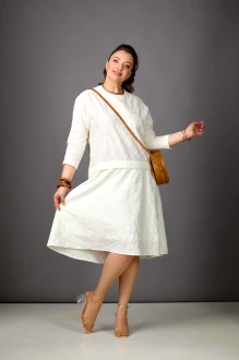 Платье Rosheli 1182 молочное