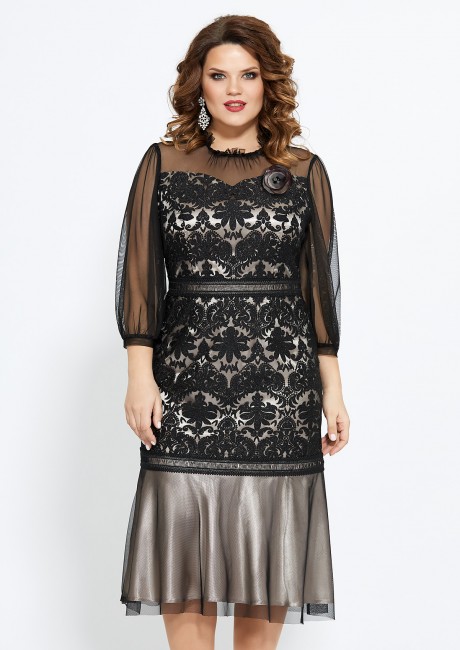 Вечернее платье Mira Fashion 4767 черный размер 50-56 #2