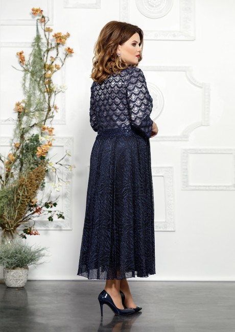 Вечернее платье Mira Fashion 4847 синий размер 50-56 #2