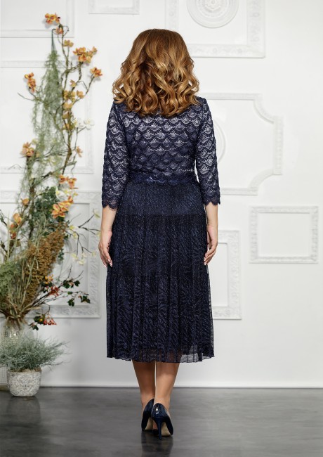 Вечернее платье Mira Fashion 4846 синий размер 50-56 #2