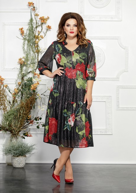 Платье Mira Fashion 4840-2 цветы размер 50-56 #1