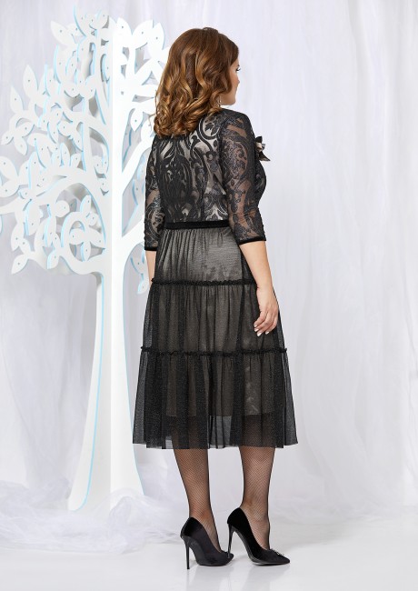 Вечернее платье Mira Fashion 4890 черный размер 50-56 #2