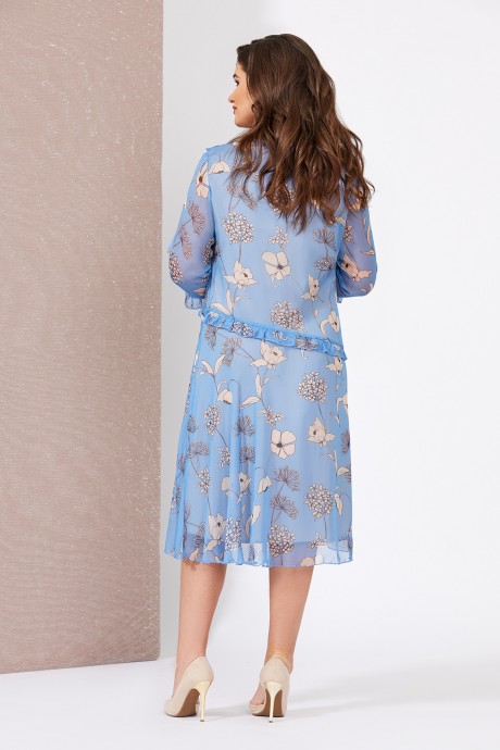 Платье Mira Fashion 5003 голубой размер 52-58 #2