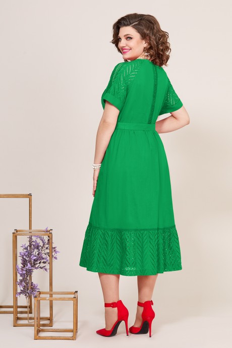 Платье Mira Fashion 5238-3 зеленый размер 56-62 #2